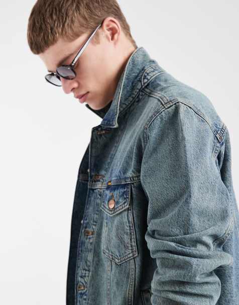 Wrangler - Anti-fit denim jack in mid-wash - view 1