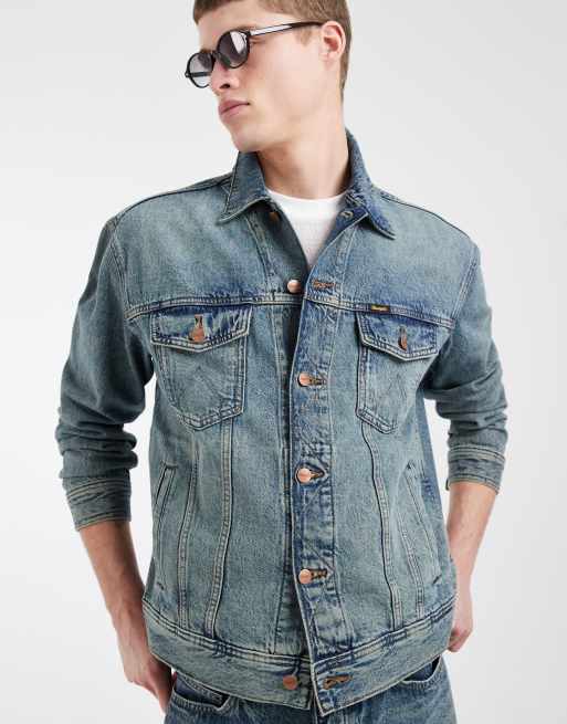 Wrangler - Anti Fit - Veste en jean - Délavage moyen, 2 de 5