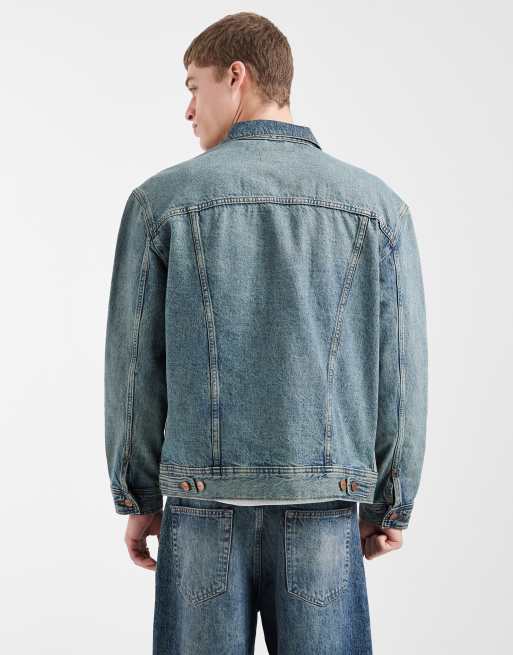 Wrangler - Anti Fit - Veste en jean - Délavage moyen, 4 de 5
