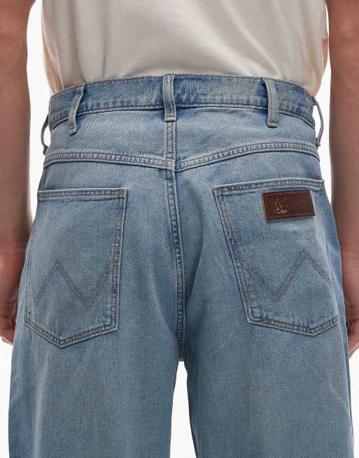 Wrangler baggy fit jeans in light wash, 5 of 5