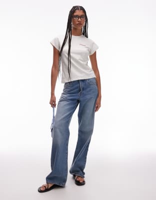 Wrangler Band T-shirt With Cowboy Back Print