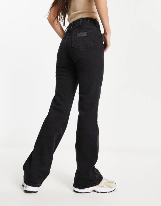 Wrangler bootcut jean in black