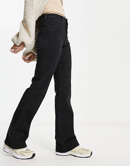 Wrangler bootcut jeans in black | ASOS