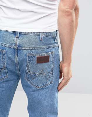 stone bleached jeans