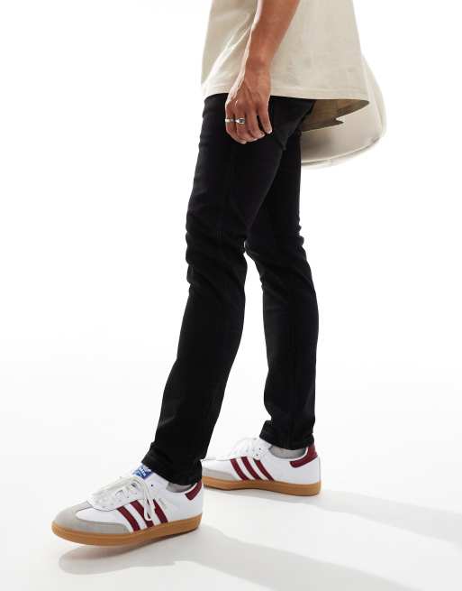 Wrangler - Bryson - Jean skinny - Noir délavé, 4 de 5