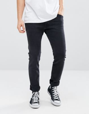wrangler bryson skinny jeans black