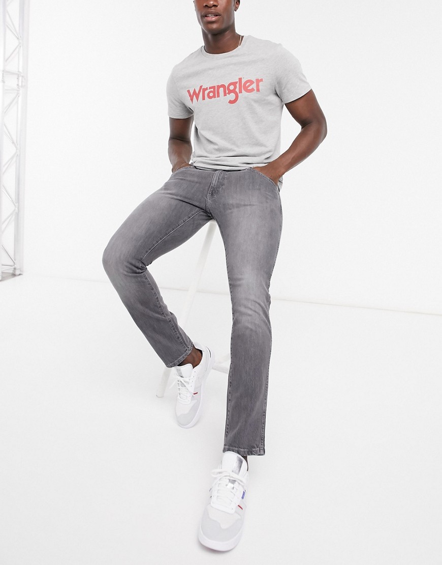 Wrangler - Bryson - Skinny-fit jeans in grijs