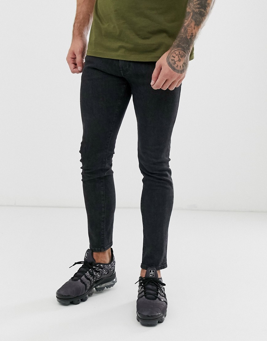 Wrangler - Bryson - Skinny jeans in zwart