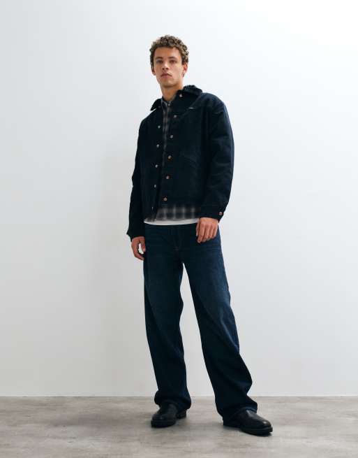 Wrangler buffalo denim jack in blauw, 2 van 5