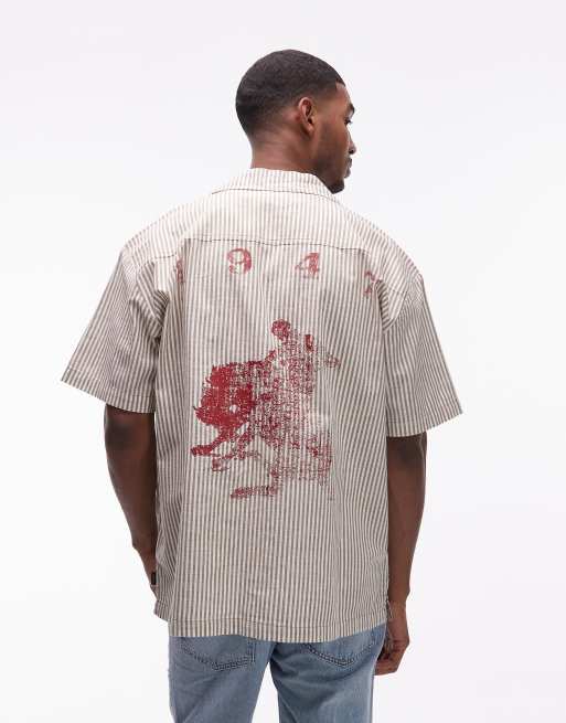 Wrangler - Camicia giacca resort a maniche corte verde oliva