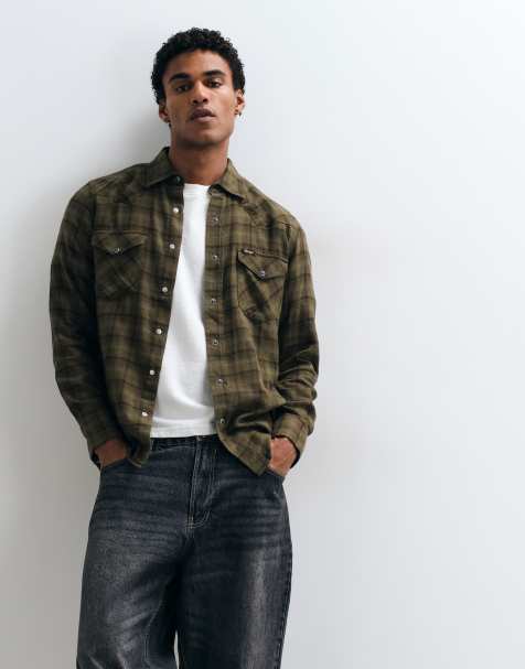 Wrangler camisa western verde - view 1