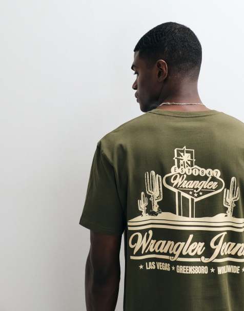 Wrangler - camiseta vintage verde - view 1