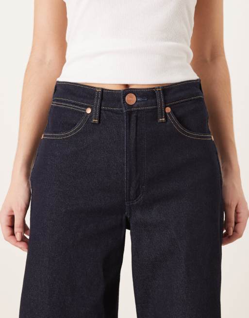 Wrangler – Canyon – Jeansy z szerokimi nogawkami w kolorze indygo, 5 z 5