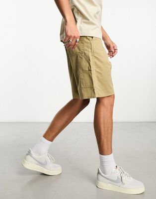 Wrangler carpenter shorts in beige