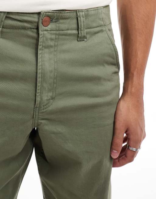 Pantaloni cargo in gabardine Verde Oliva - Pantaloni & Shorts Uomo