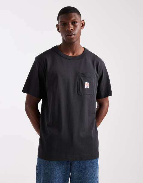 Wrangler - Casey Jones - Sort T-shirt med arbejdslomme - view 1