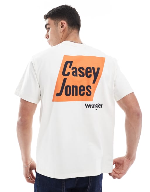 Wrangler Casey Jones workwear logo back print relaxed