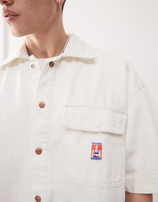 Wrangler Casey Jones workwear short sleeve loose twill
