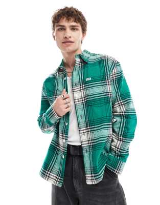 mens designer checked shirts