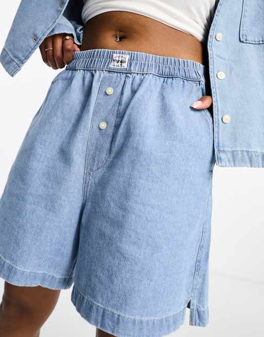 Wrangler stretch hot sale waist shorts