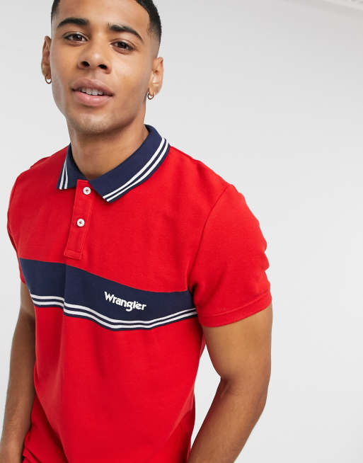 Wrangler colourblock polo shirt | ASOS