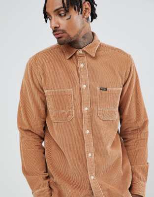 wrangler brown shirt