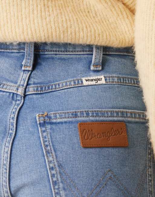 Wrangler cowboy 5inch denim shorts in indigo blue