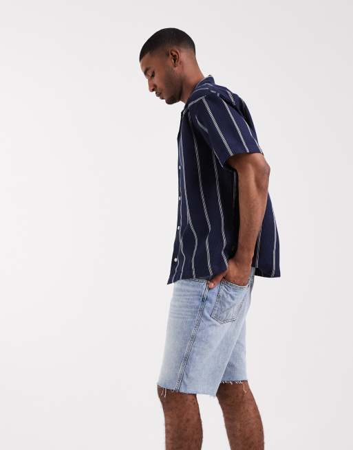 Wrangler - Cowboy-denimshorts i lys vask i lige pasform, 2 af 5