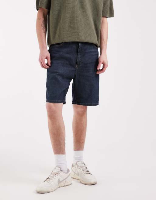 Wrangler – Cowboy – Straight-Fit-Jeansshorts in dunkler Waschung, 2 von 5