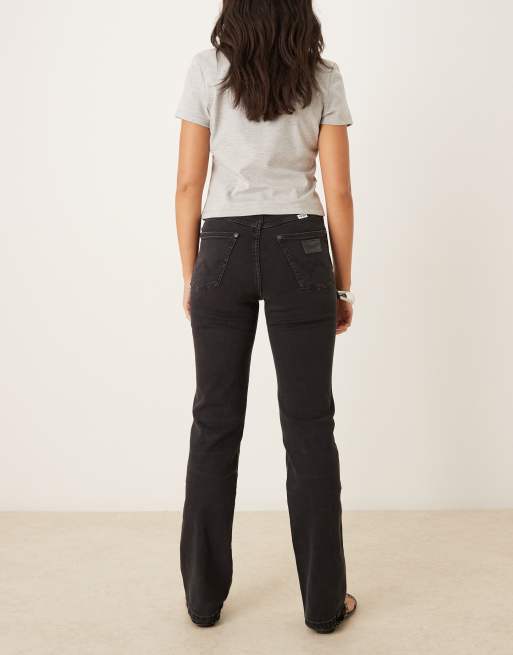 Wrangler – Czarne jeansy z prostymi nogawkami, 2 z 5