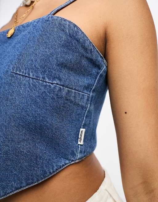 Wrangler hot sale crop top