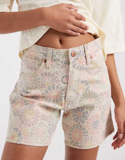 Wrangler - Denim co-ord set met bloemenprint - view 1