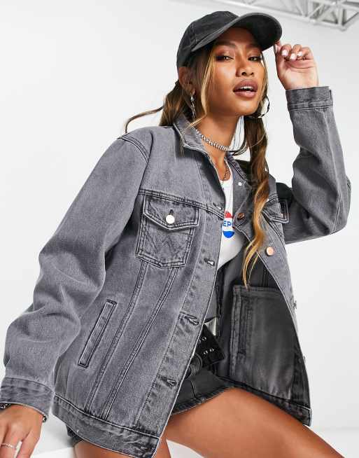 Denim hotsell grey jacket