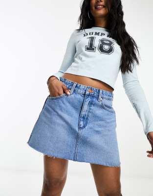 Wrangler Wrangler denim skirt in blue