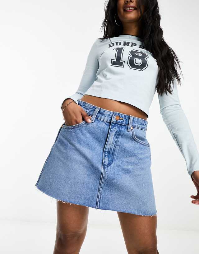 Wrangler - denim skirt in blue