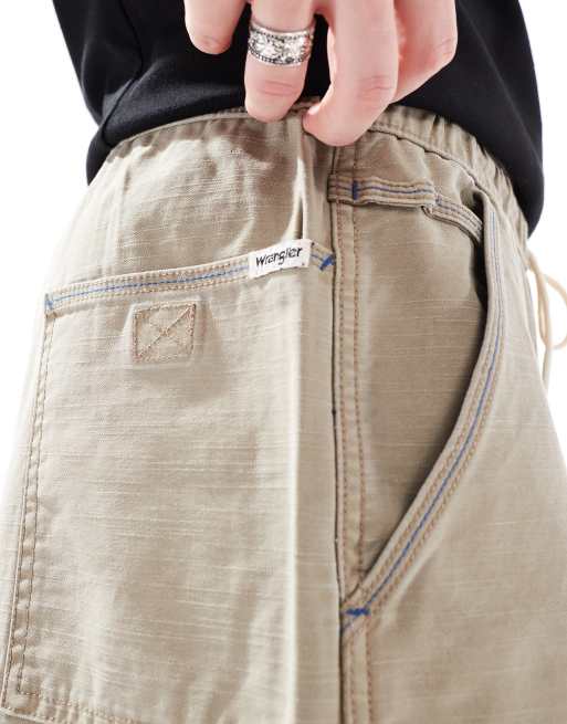 Wrangler Authentics Cargobroek met losse pasvorm voor heren, 34W / 34L