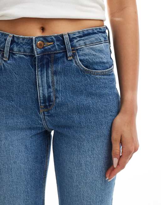 Wrangler fierce flared jeans in mid blue, 5 of 5