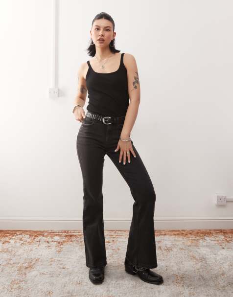 Wrangler - Fierce - Sorte jeans med svaj - view 1