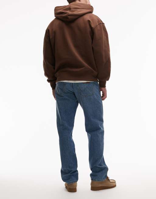 Wrangler - Frontier - Afslappede jeans i mørkeblå vask i lige pasform, 3 af 5
