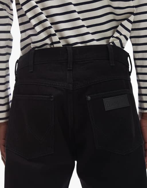 Wrangler – Frontier – Czarne jeansy z prostymi nogawkami o luźnym kroju, 4 z 5