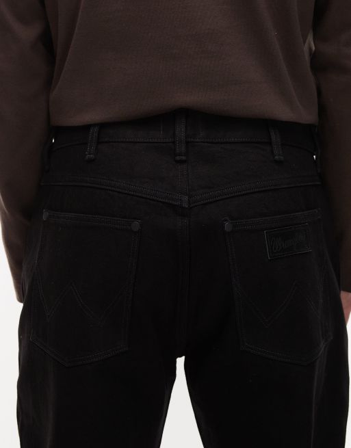 Wrangler – Frontier – Czarne jeansy z prostymi nogawkami o luźnym kroju, 4 z 5