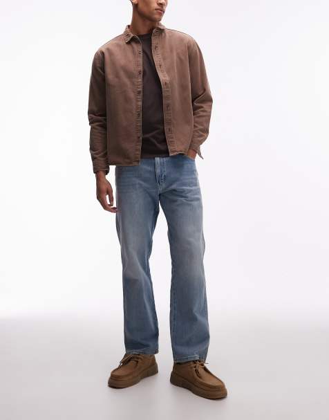 Wrangler - Frontier - Jean droit décontracté - Délavage clair - view 1