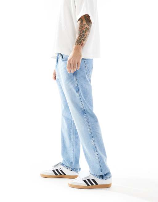 Wrangler Frontier relaxed fit jeans in light wash ASOS