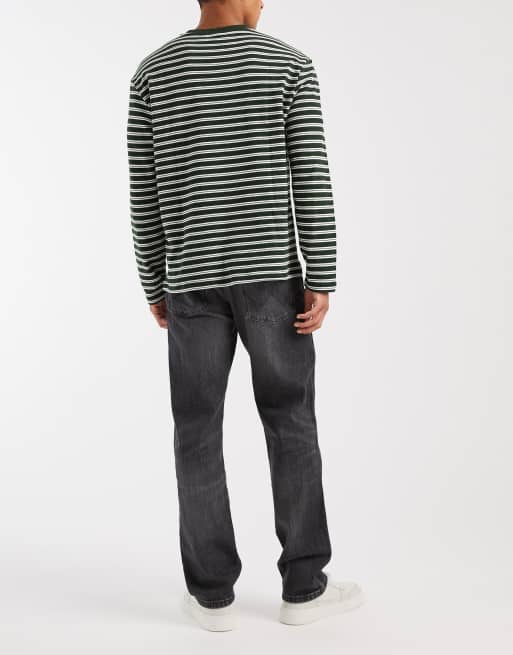 Wrangler Frontier relaxed straight jeans in black wash, 2 of 5