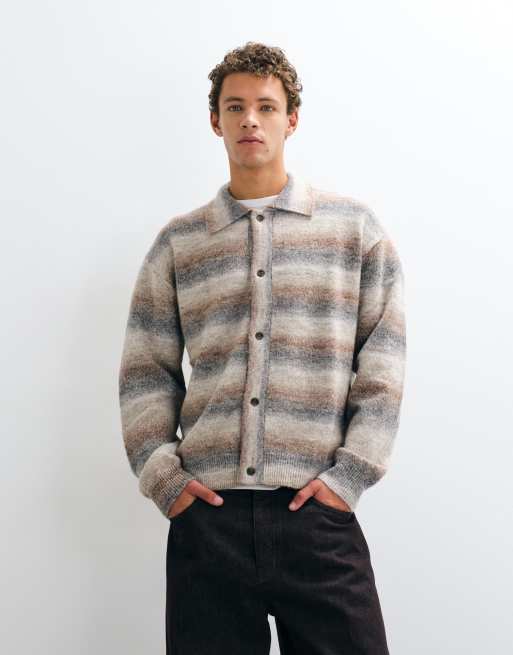 Wrangler gebreid vest in beige, 2 van 5