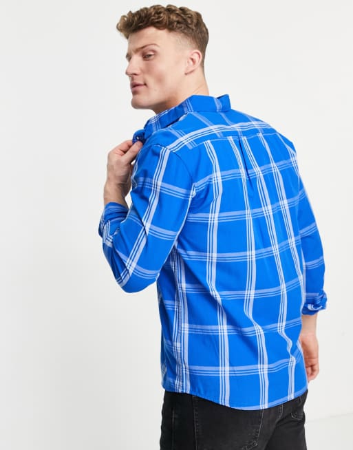 Wrangler Geruit overhemd met zakje en lange mouwen ASOS