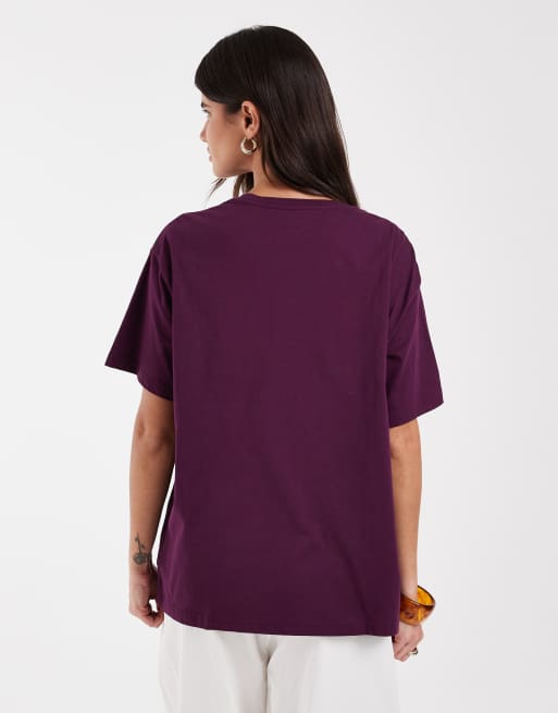 Wrangler girlfriend tee in purple, 2 of 4