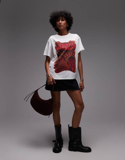 Wrangler graphic chest print t-shirt in white, 2 of 4