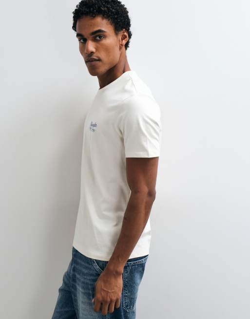 Wrangler graphic print t-shirt in off white, 4 of 5