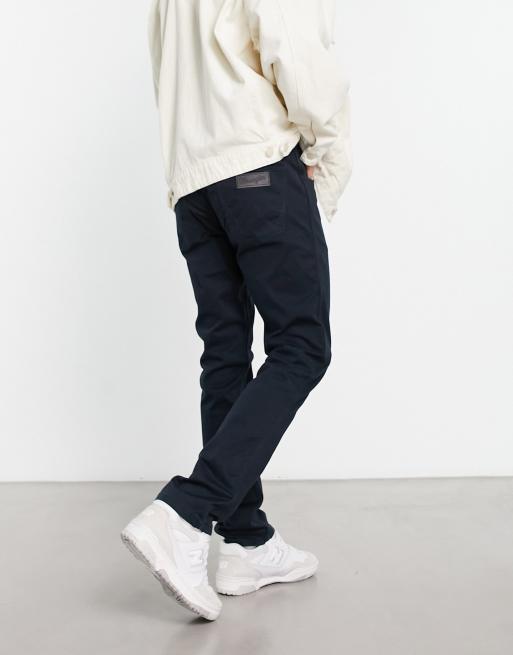 Wrangler – Greensboro – Blå, regular chinos, 2 av 4